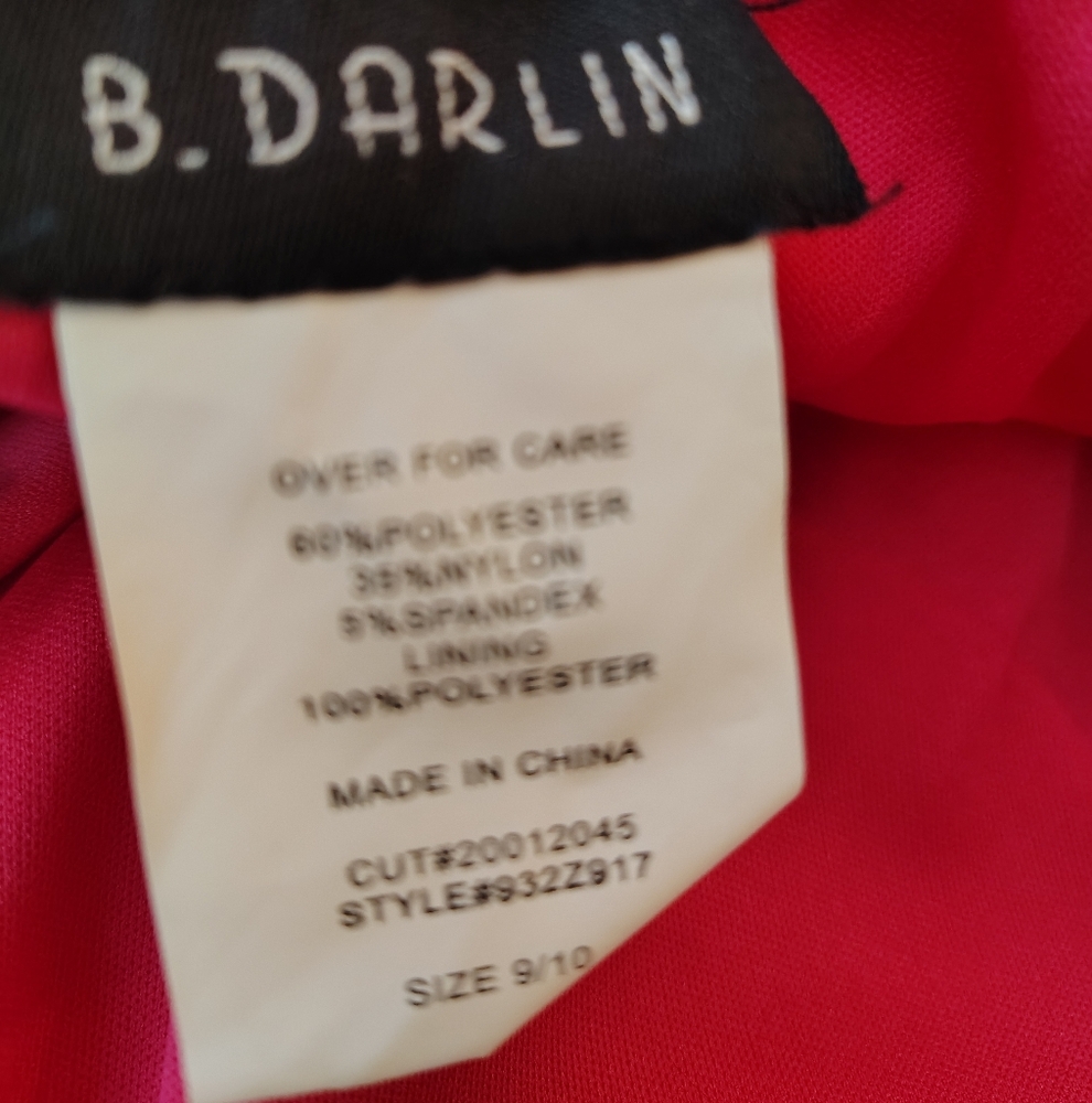 🆕⭐ B. Darlin Hot Pink Formal Party Dress - Picture 10 of 13